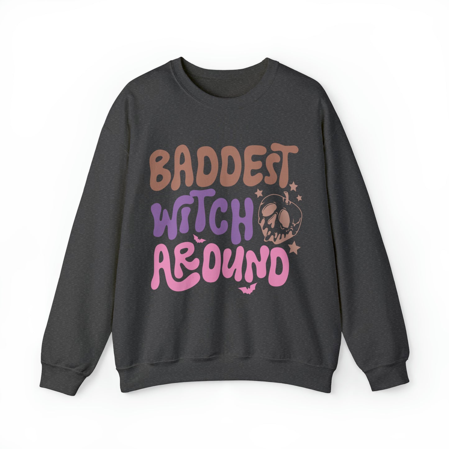 Baddest Witch Adult Crewneck Sweatshirt