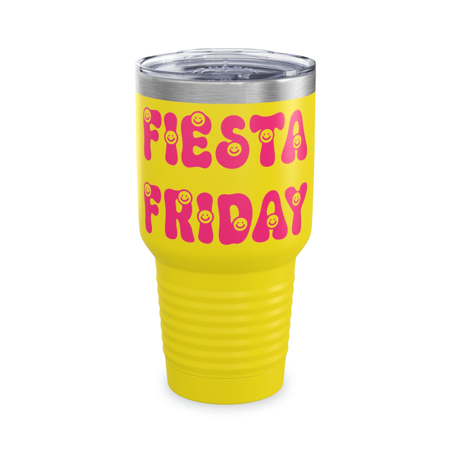 Fiesta Friday Smiley Tumbler, 30oz - Krista Horton Inspired