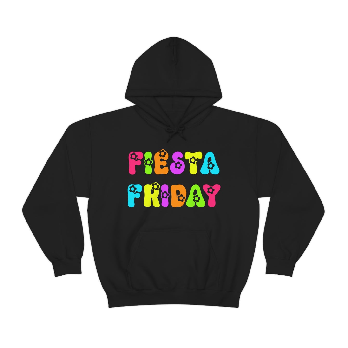 Fiesta Friday Daisy Multicolored - Hooded Sweatshirt - Krista Horton Inspired