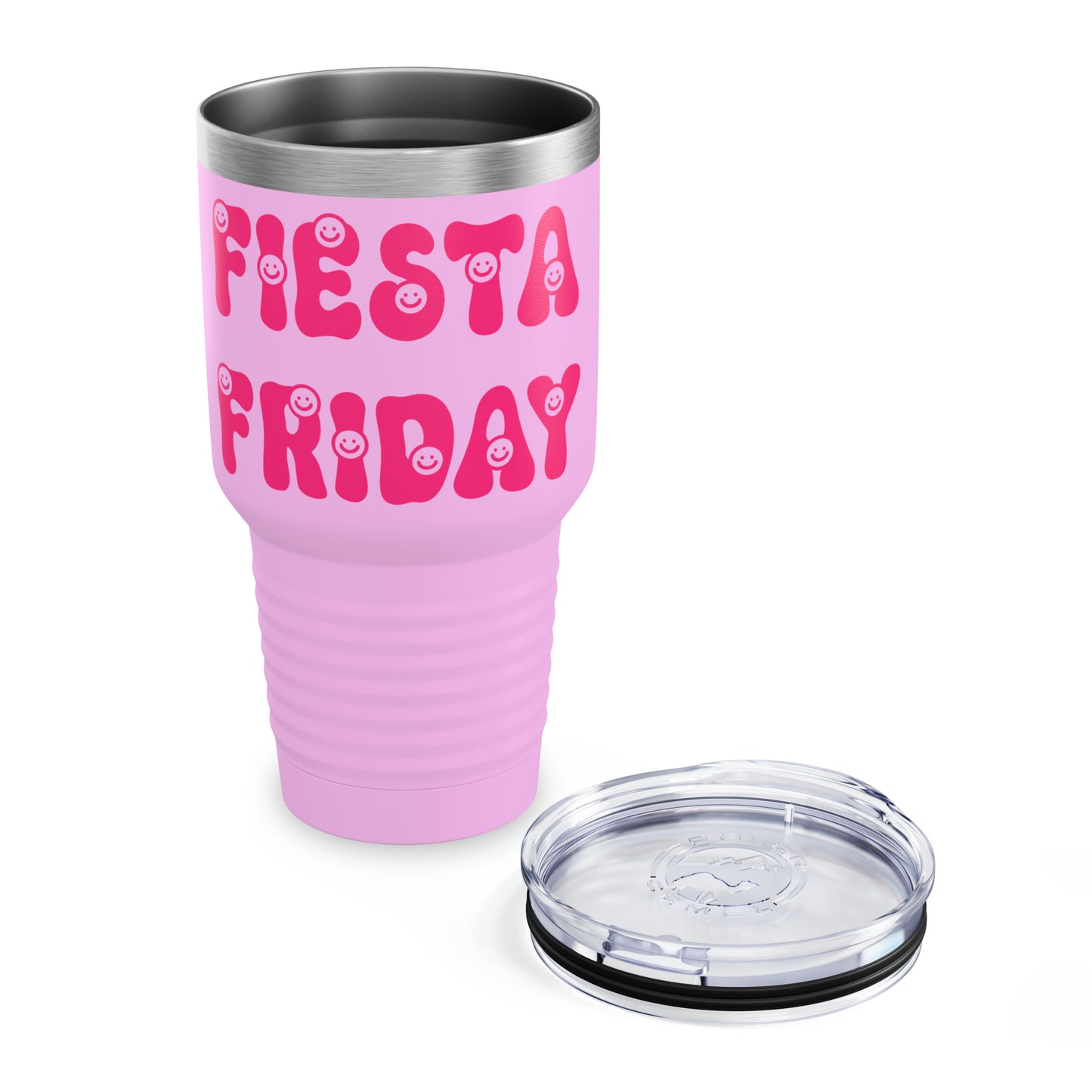 Fiesta Friday Smiley Tumbler, 30oz - Krista Horton Inspired