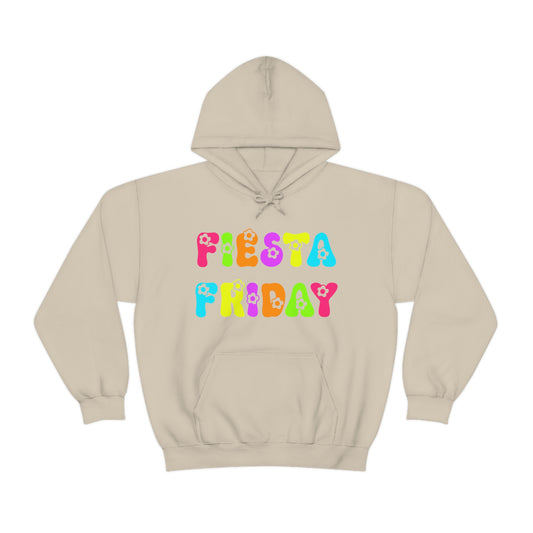 Fiesta Friday Daisy Multicolored - Hooded Sweatshirt - Krista Horton Inspired