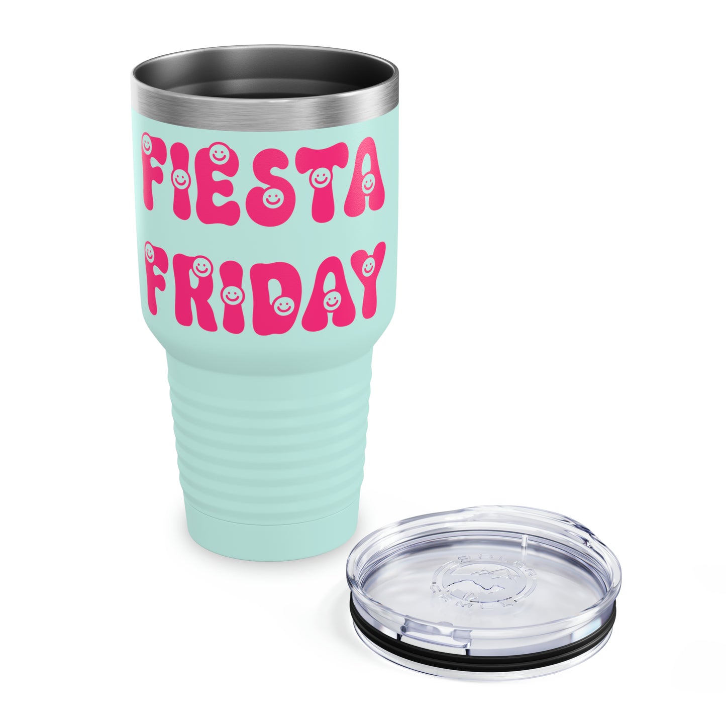 Fiesta Friday Smiley Tumbler, 30oz - Krista Horton Inspired