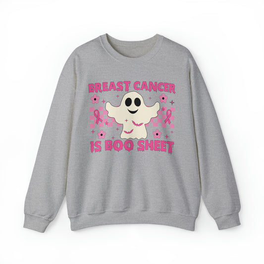 Breast Cancer Is Boo Sheet Adult Crewneck Sweatshirt