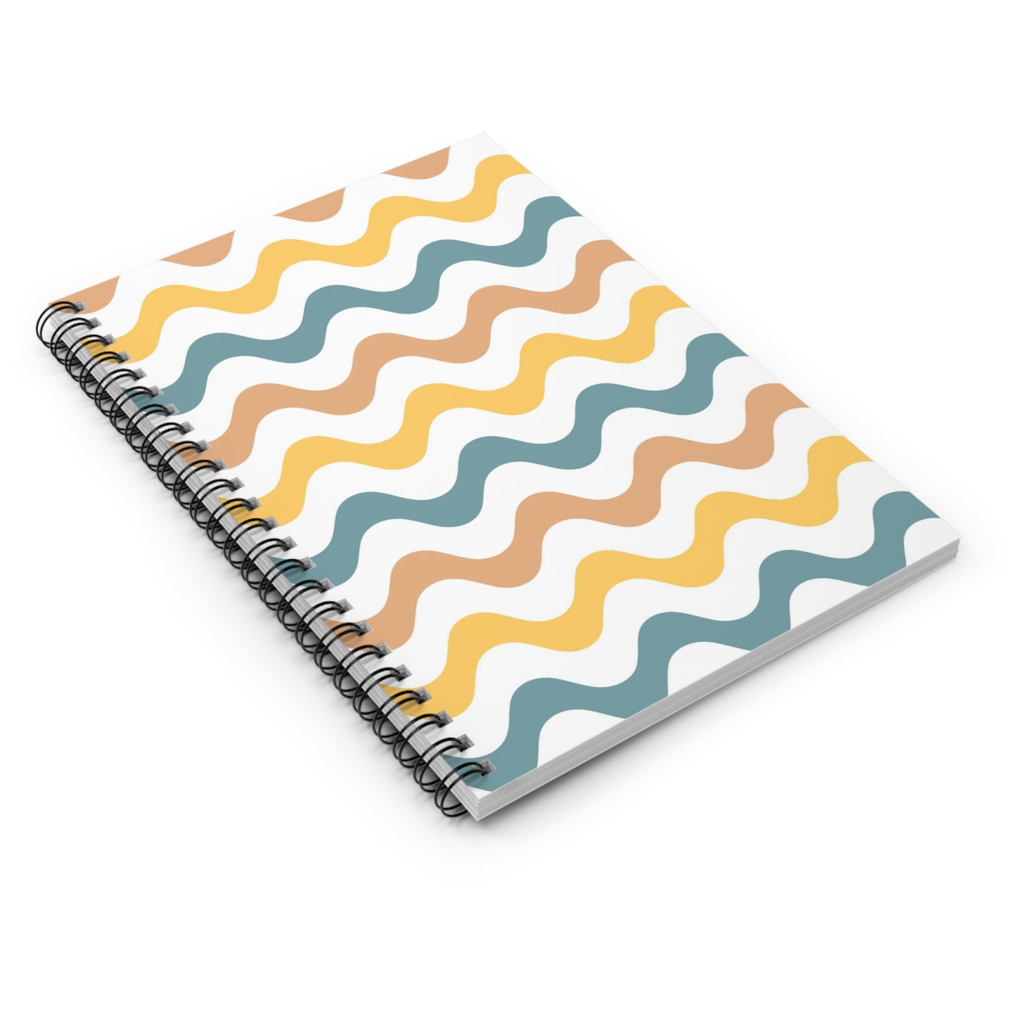 Wavy Spiral Notebook - Ruled Line