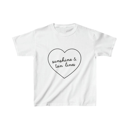 Sunshine & Tan Lines Kids T-Shirt