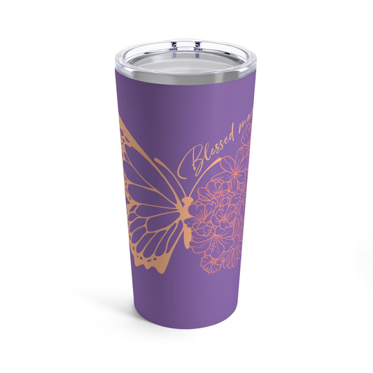 Butterfly Blessed Mama Tumbler 20oz