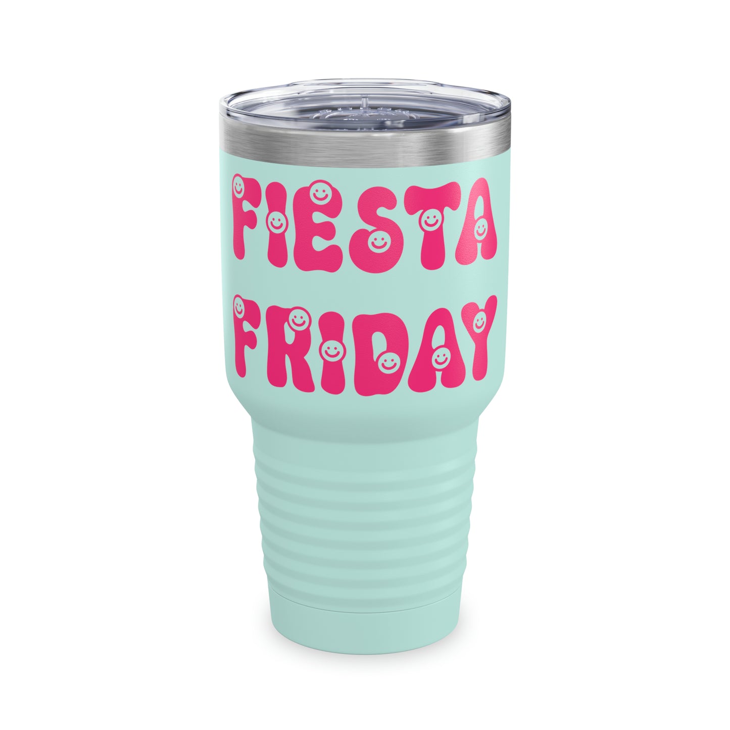 Fiesta Friday Smiley Tumbler, 30oz - Krista Horton Inspired