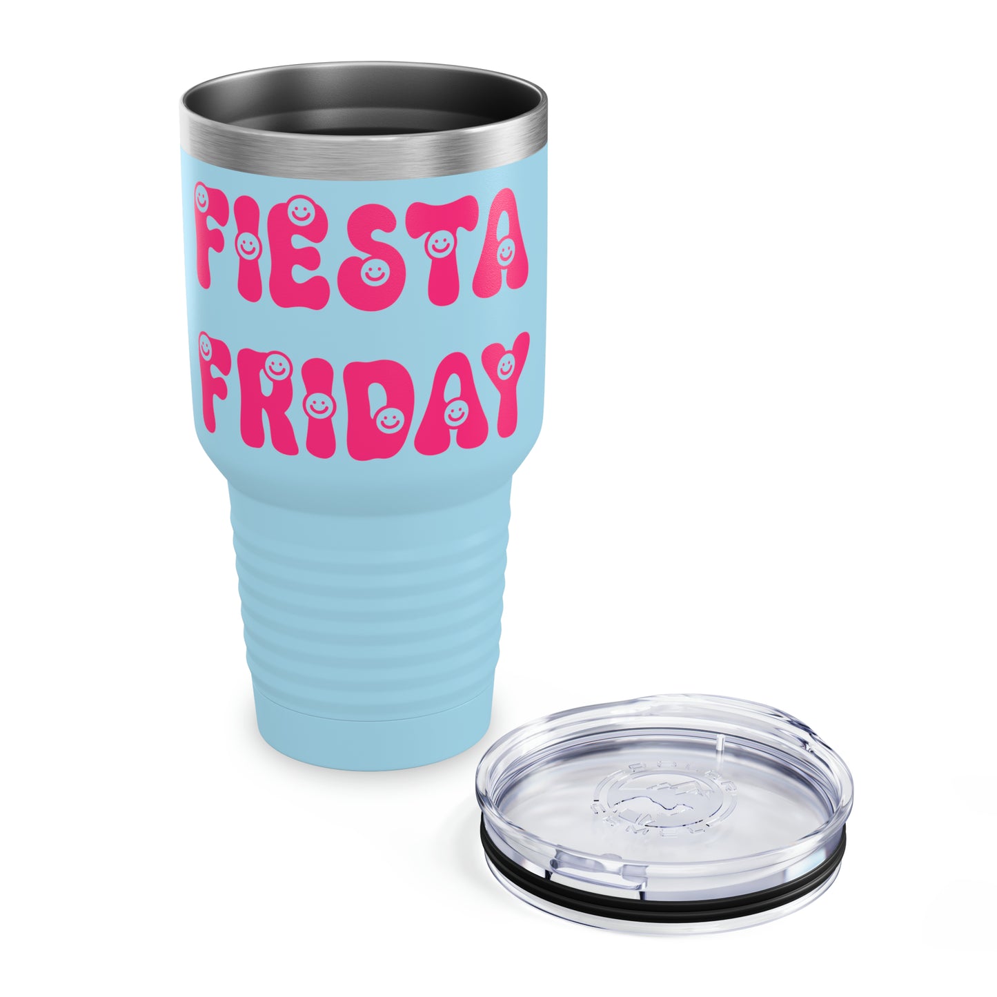 Fiesta Friday Smiley Tumbler, 30oz - Krista Horton Inspired