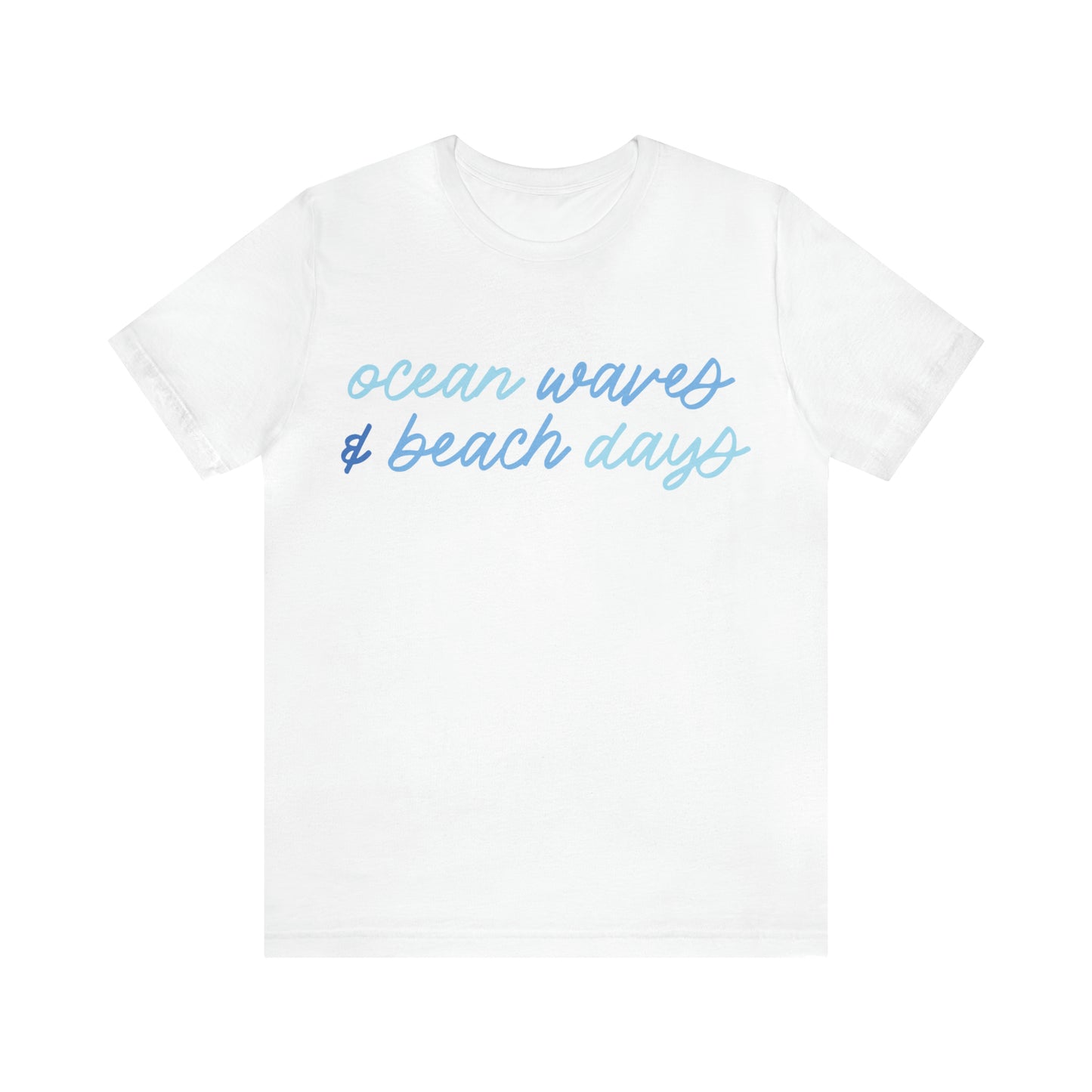 Ocean Waves Adult T-Shirt