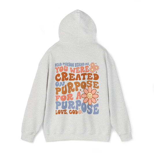 You Were Created With Purpose Hooded Sweatshirt