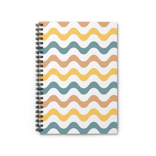 Wavy Spiral Notebook - Ruled Line