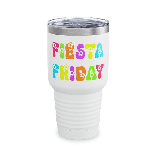 Fiesta Friday Multicolored Tumbler, 30oz - Krista Horton Inspired