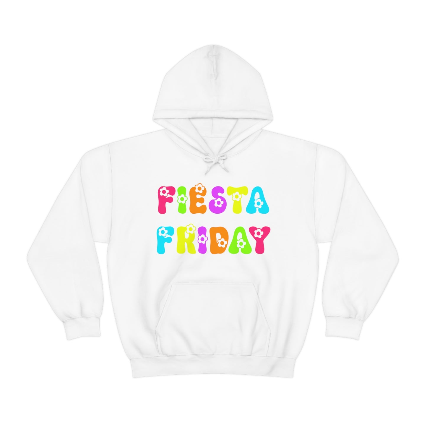 Fiesta Friday Daisy Multicolored - Hooded Sweatshirt - Krista Horton Inspired