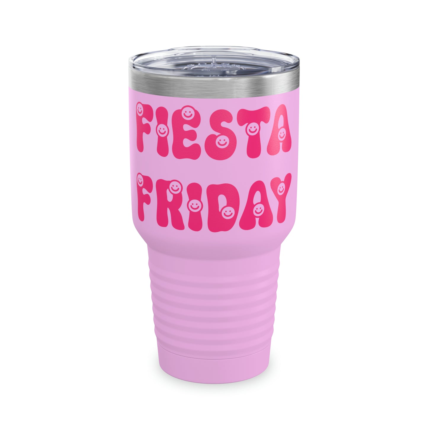 Fiesta Friday Smiley Tumbler, 30oz - Krista Horton Inspired