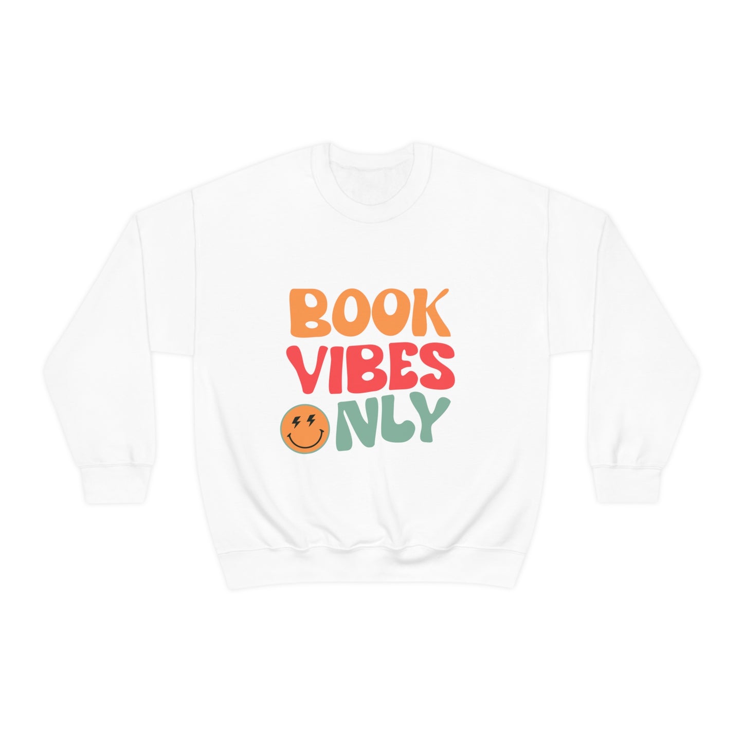 Book Vibes Only Crewneck Sweatshirt