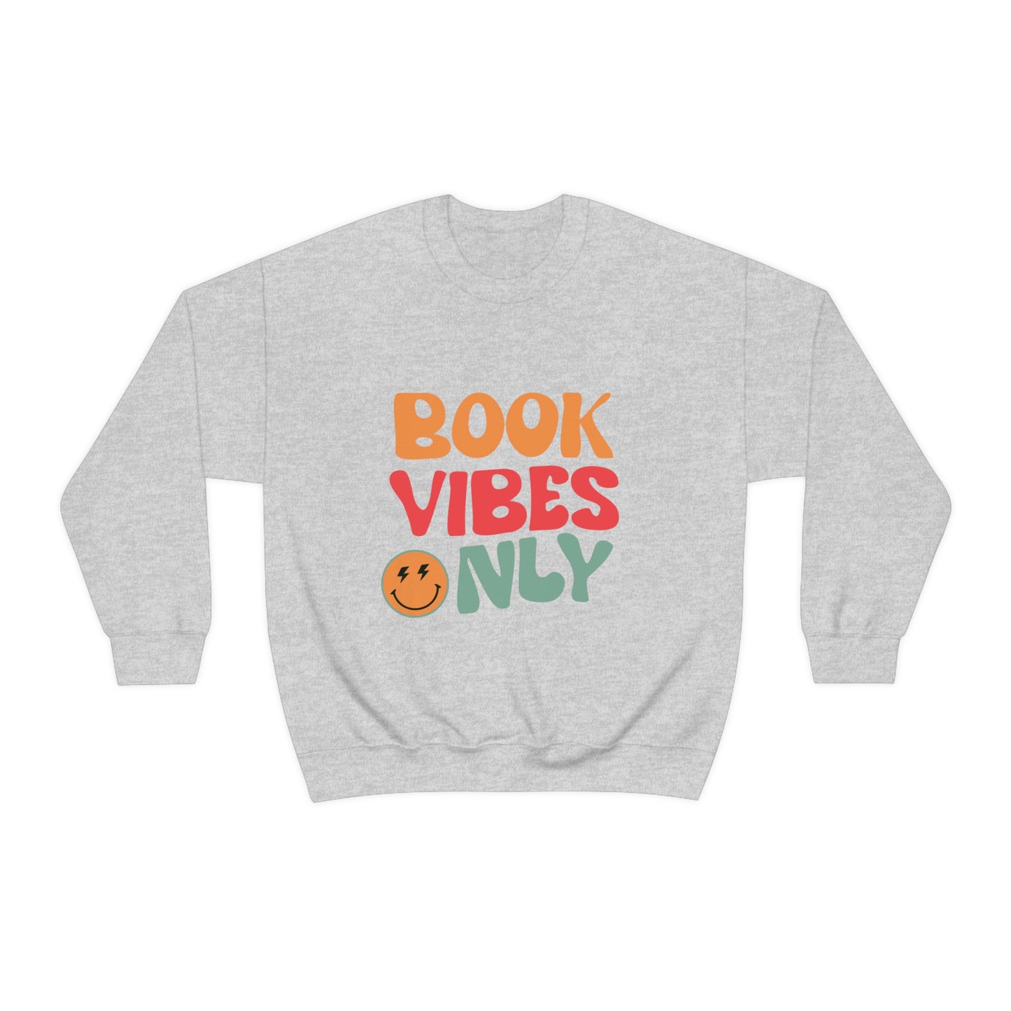 Book Vibes Only Crewneck Sweatshirt