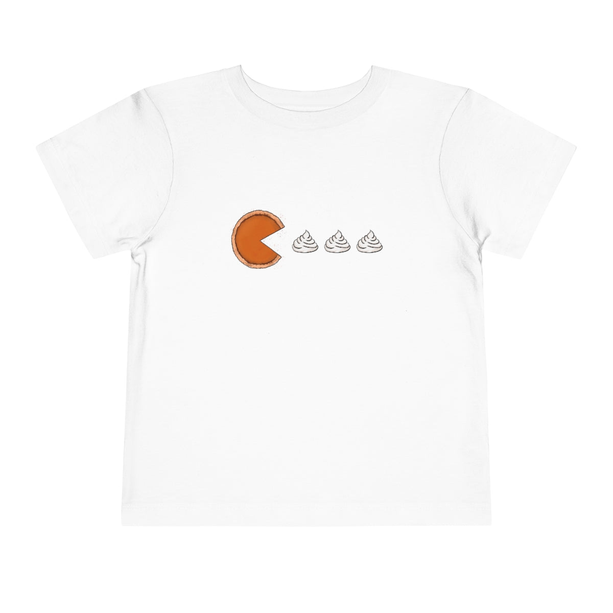 Pie Pac Man Toddler T-Shirt - Bella+Canvas