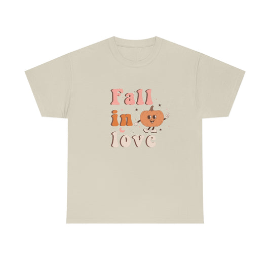 Fall in Love Adult T-Shirt