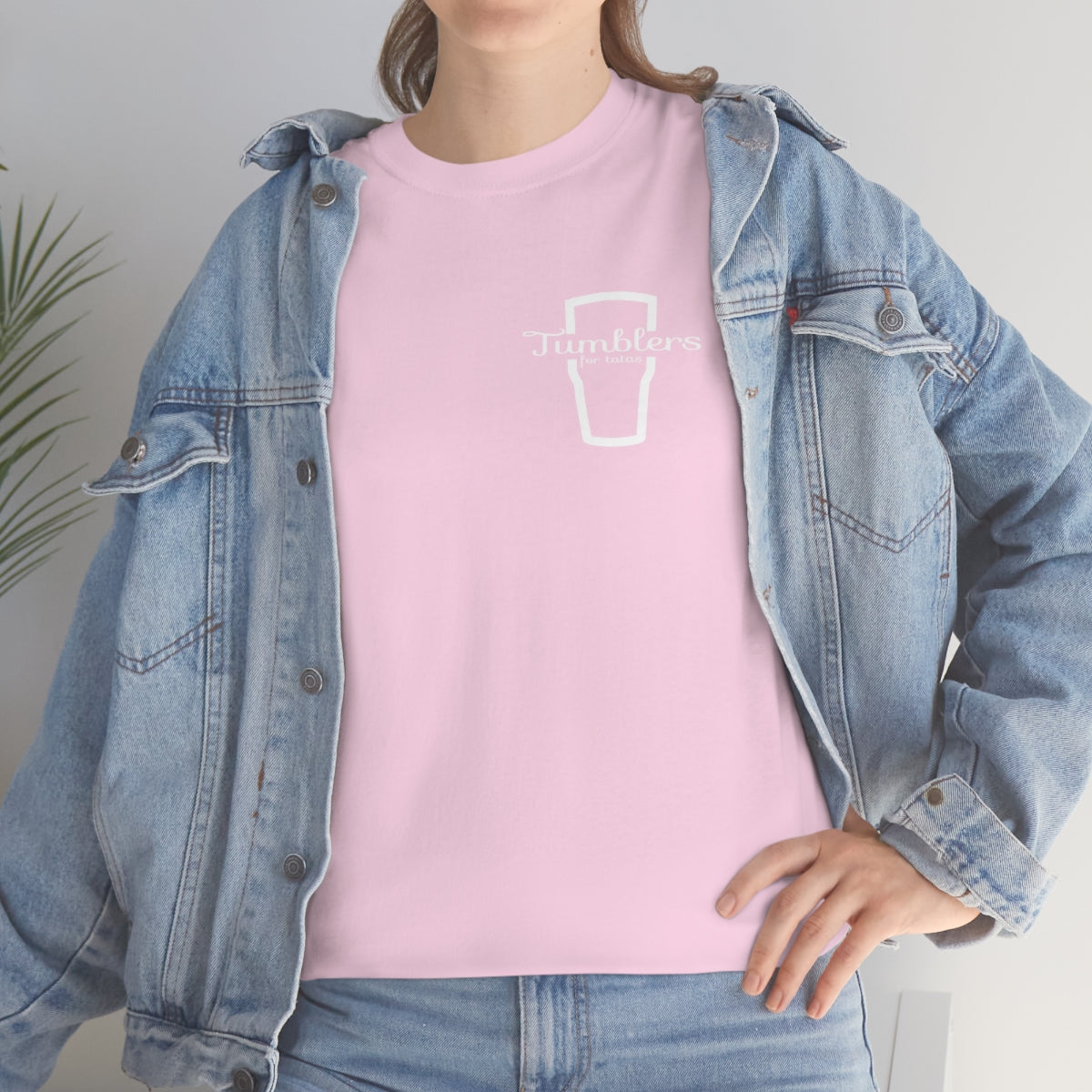 Tumblers for Tatas Adult T-Shirt - White Design