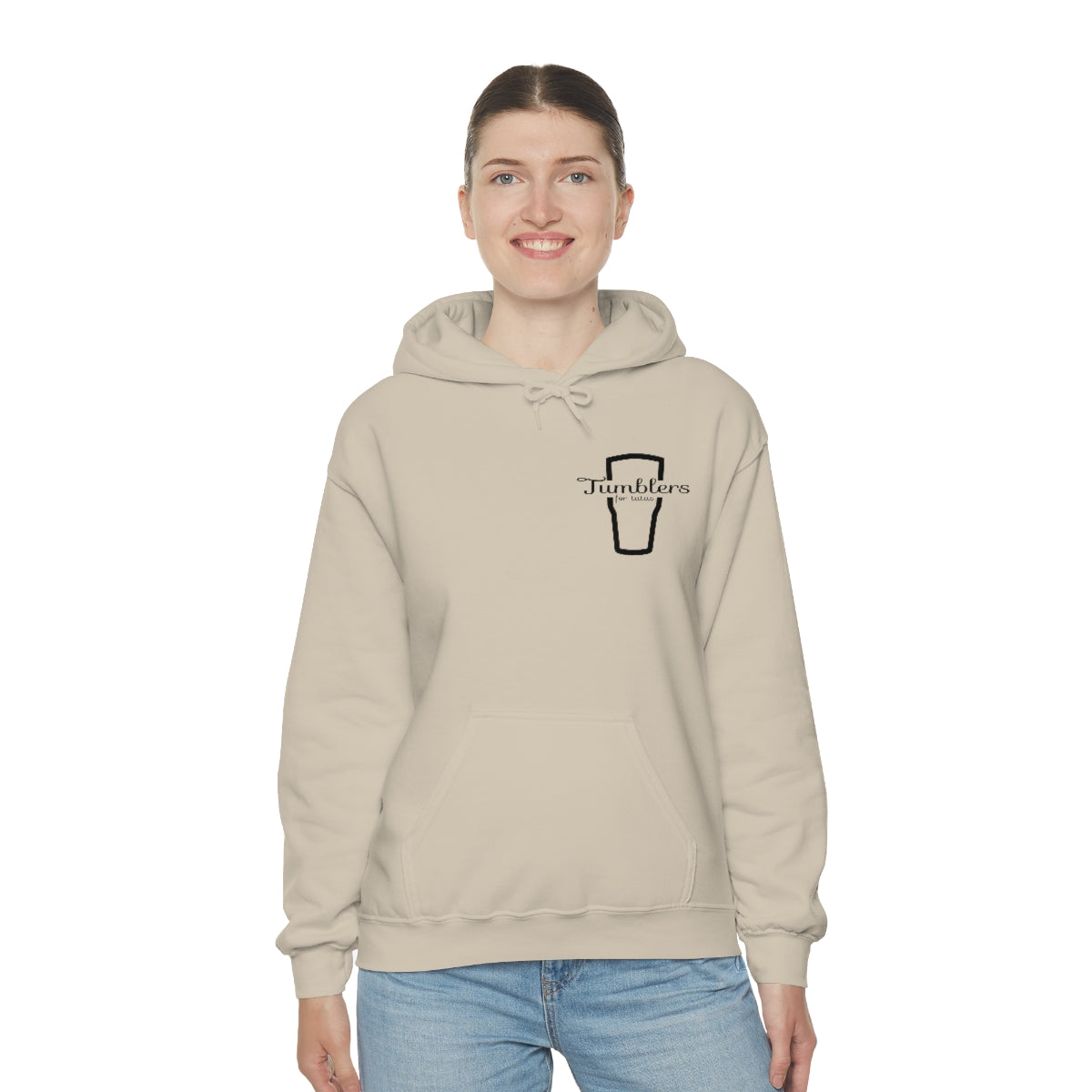 Tumblers for Tatas Hooded Sweatshirt - Black Design