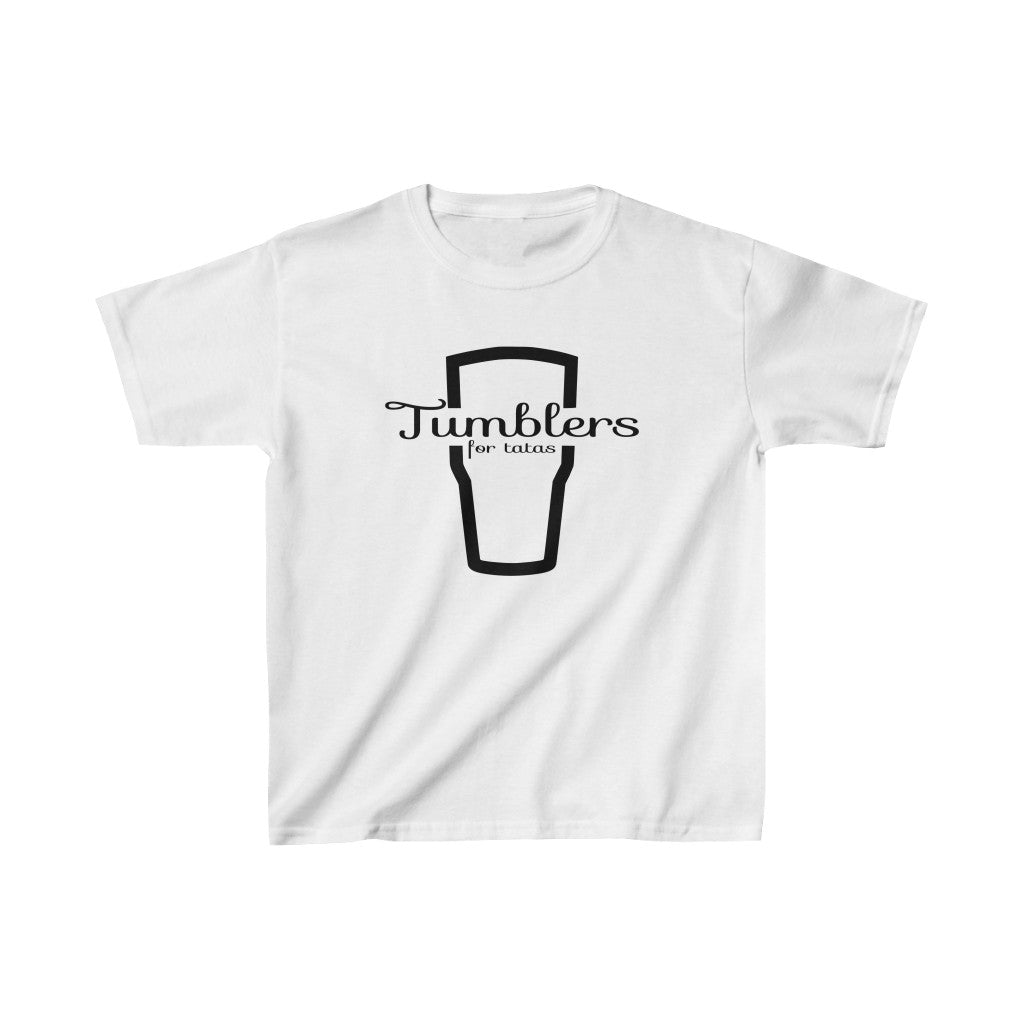 Tumblers for Tatas Kids T-Shirt - Black Design