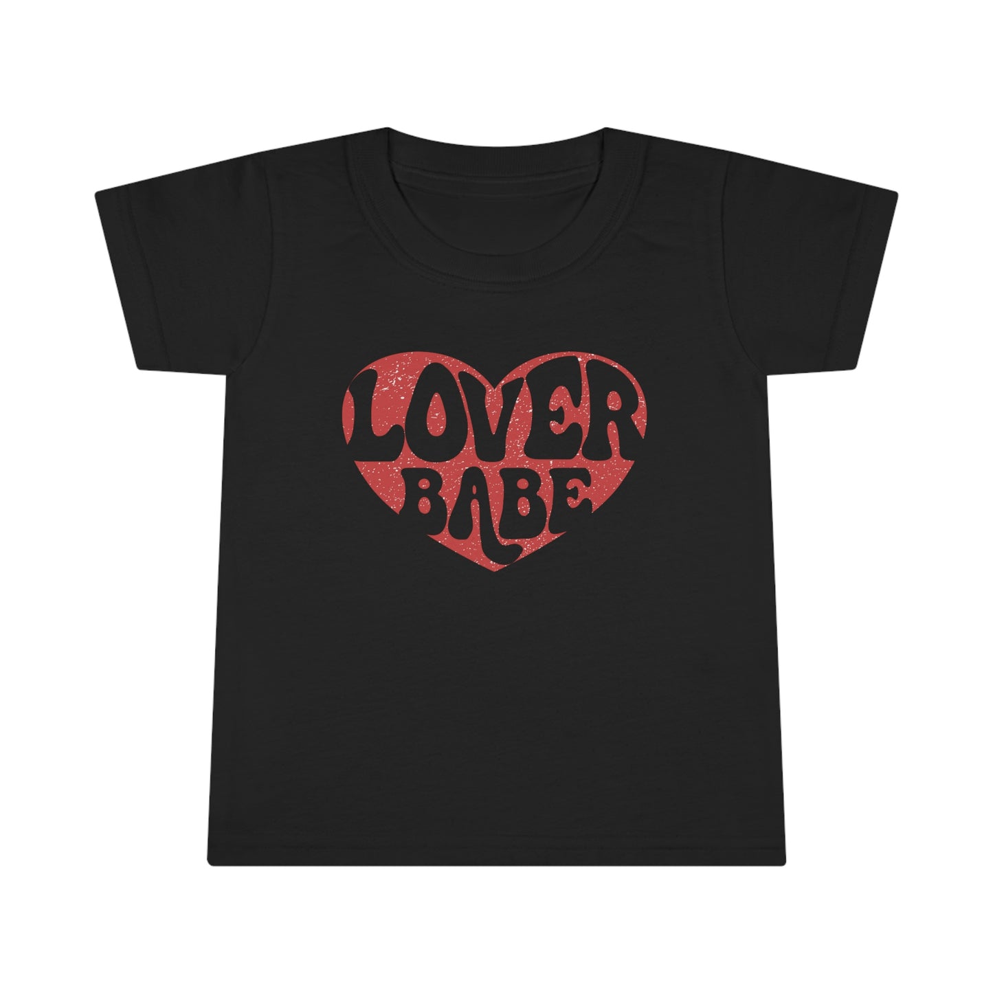 Red Distressed Lover Babe Toddler T-Shirt