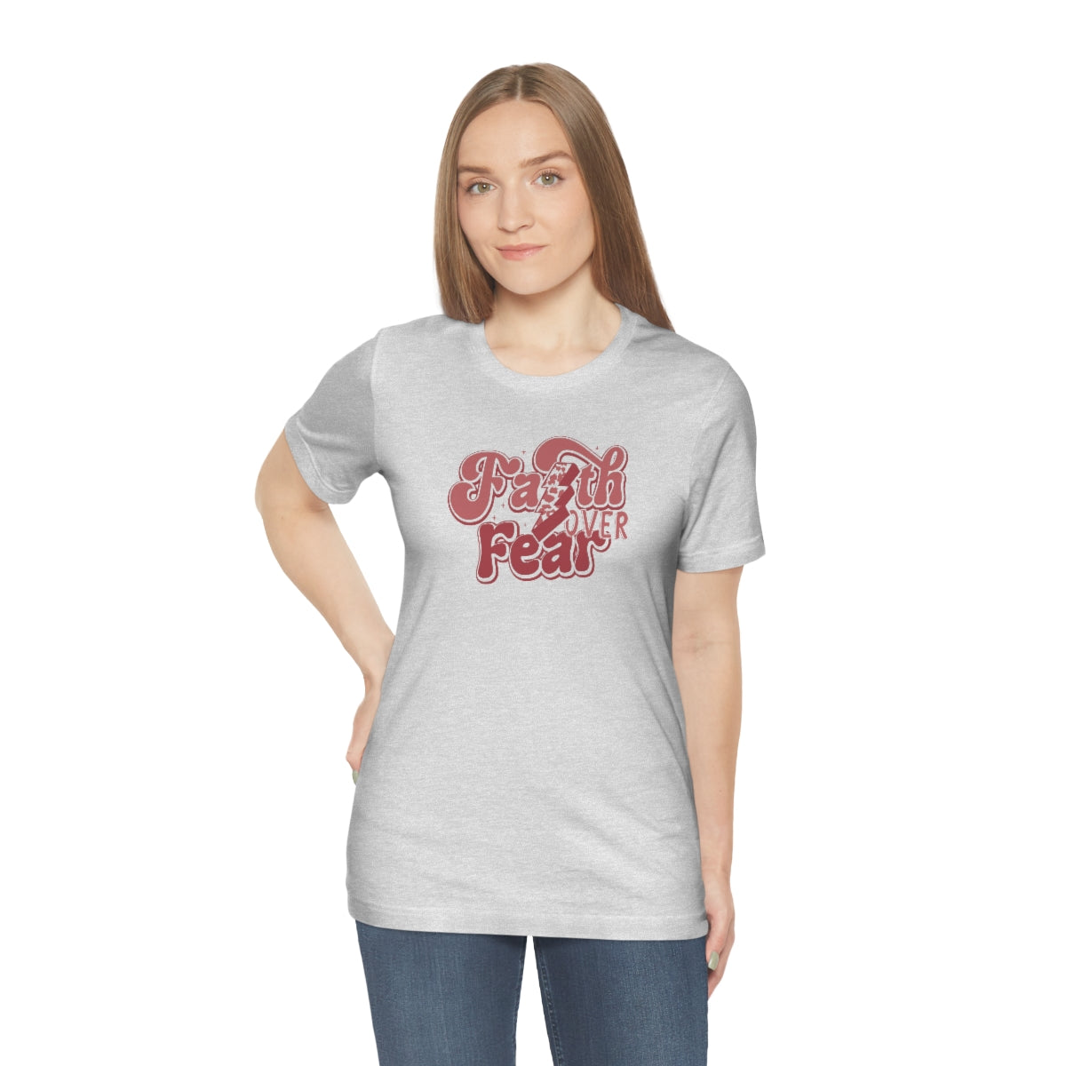 Faith Over Fear Adult T-Shirt - Bella+Canvas