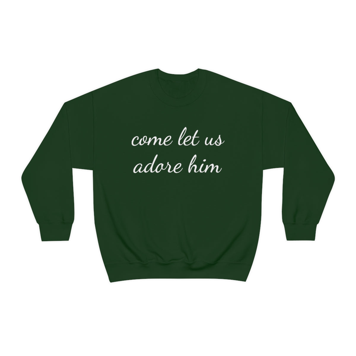 Adore Him Adult Crewneck Sweatshirt