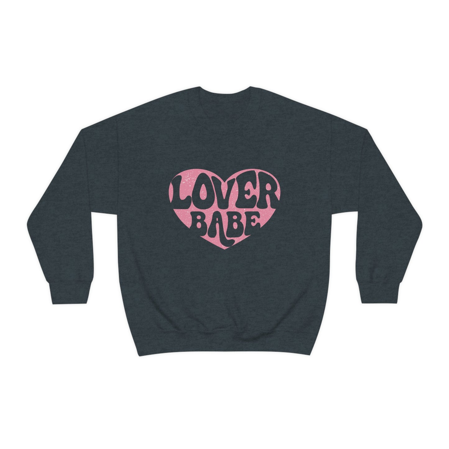 Pink Lover Babe Adult Crewneck Sweatshirt