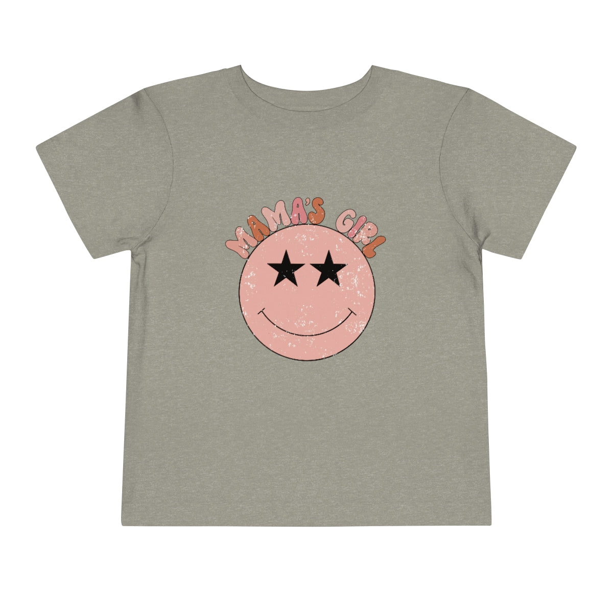 Mama's Girl Smiley Toddler T-Shirt - Bella+Canvas