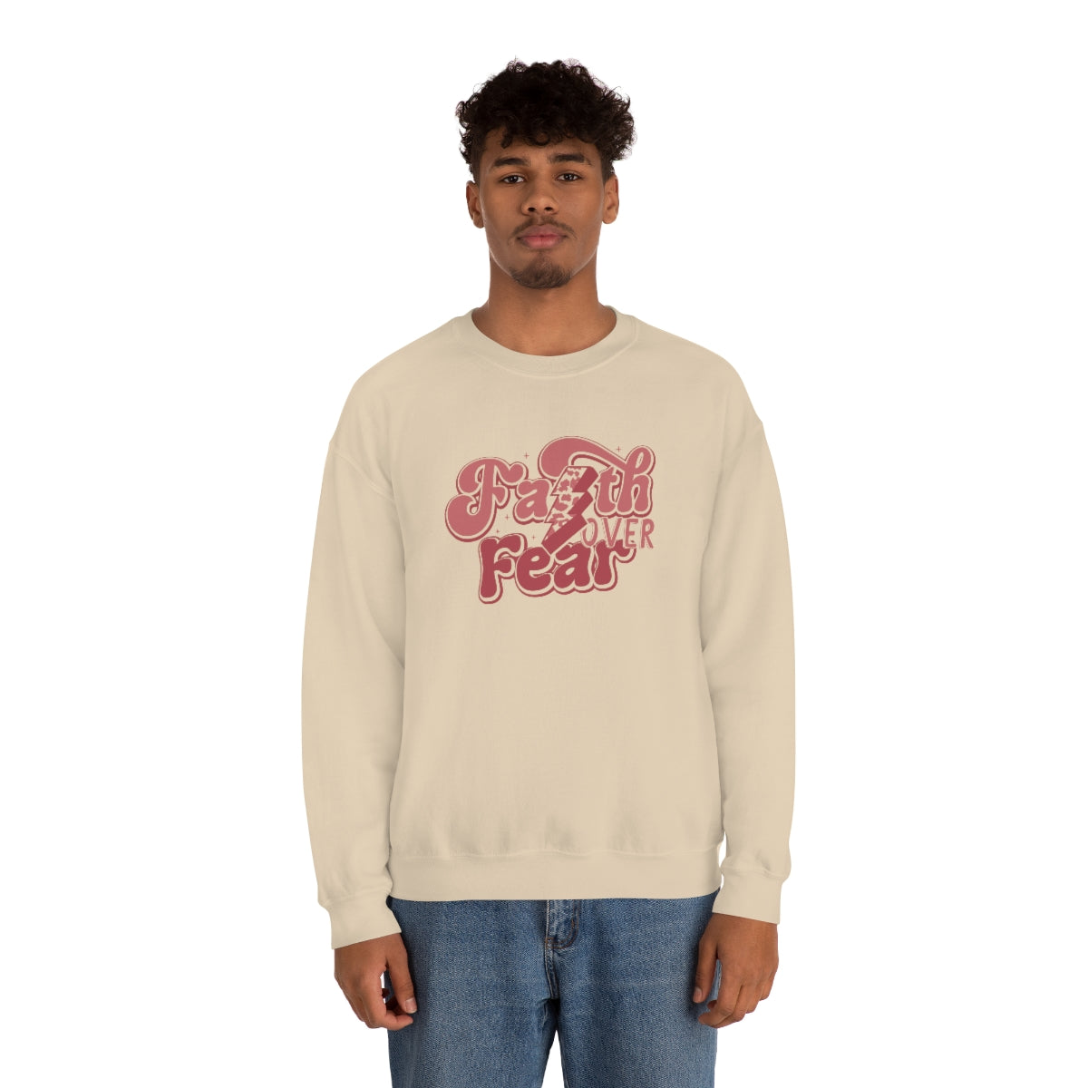 Faith Over Fear Crewneck Sweatshirt