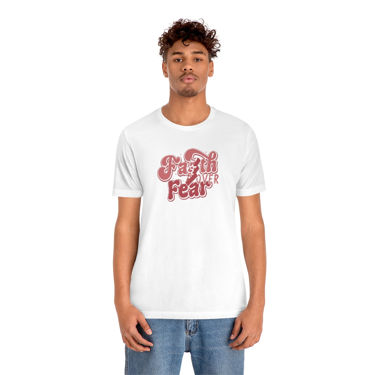 Faith Over Fear Adult T-Shirt - Bella+Canvas