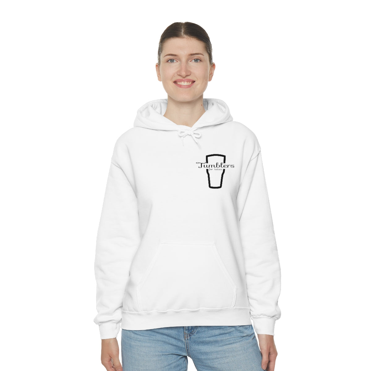 Tumblers for Tatas Hooded Sweatshirt - Black Design