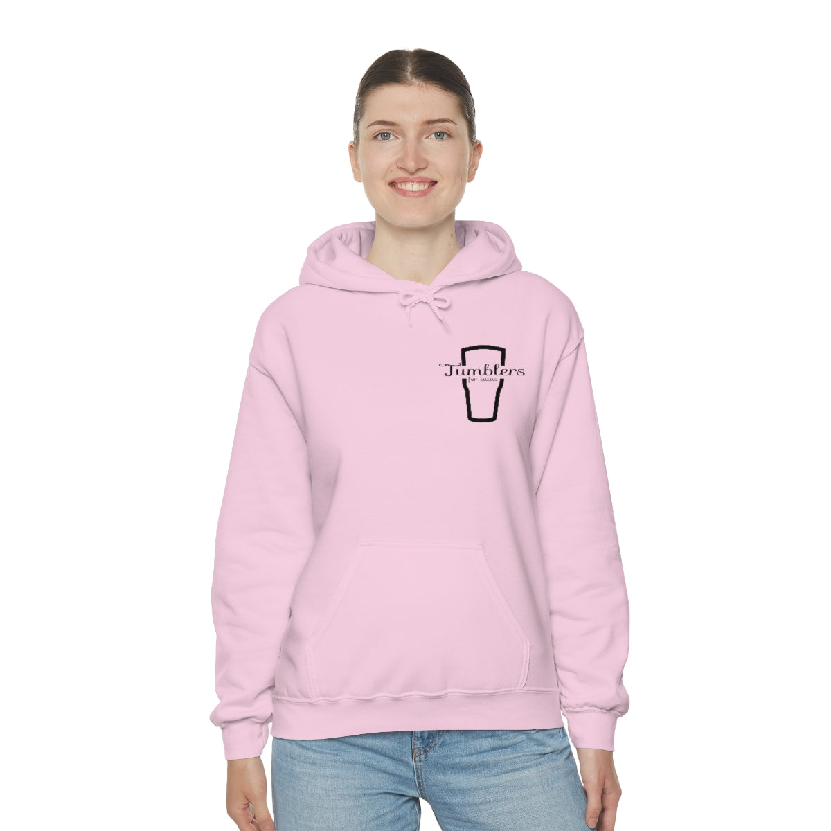 Tumblers for Tatas Hooded Sweatshirt - Black Design