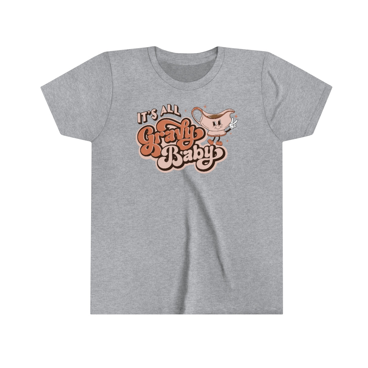 It's All Gravy Baby Kids T-Shirt - Bella+Canvas