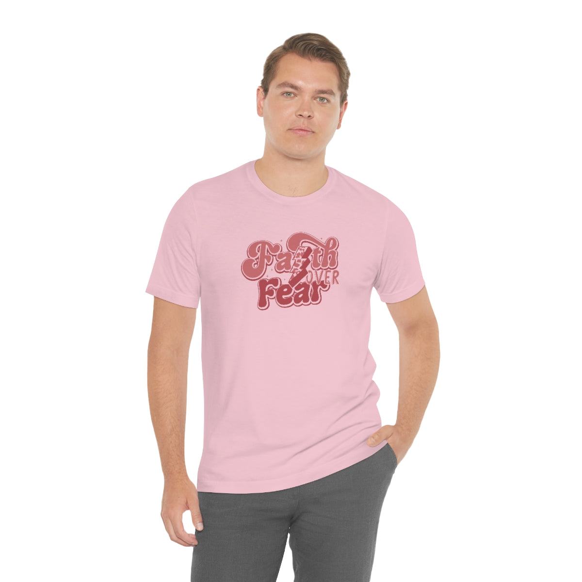 Faith Over Fear Adult T-Shirt - Bella+Canvas