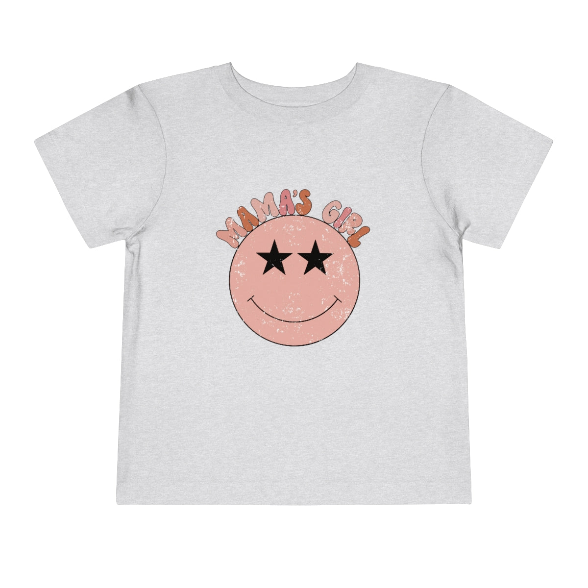 Mama's Girl Smiley Toddler T-Shirt - Bella+Canvas