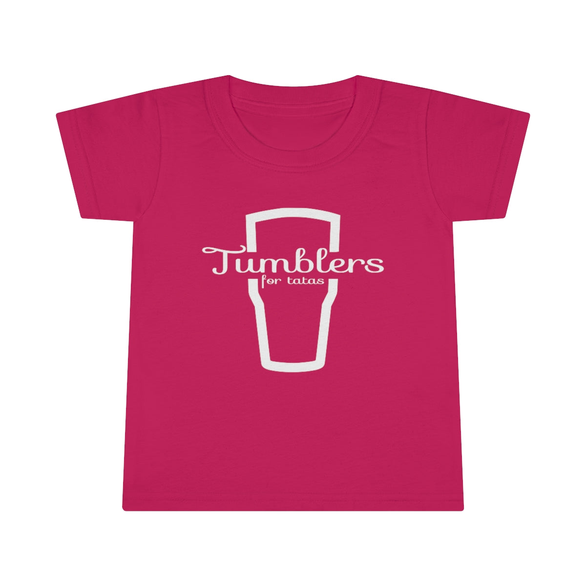 Tumblers for Tatas Toddler T-Shirt - White Design