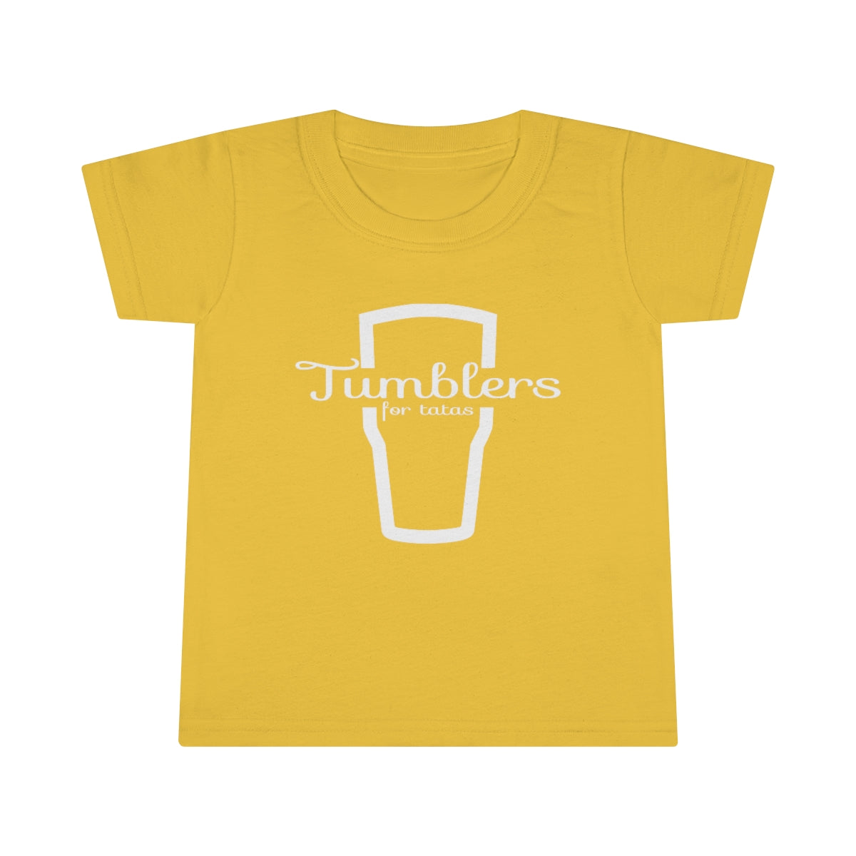 Tumblers for Tatas Toddler T-Shirt - White Design