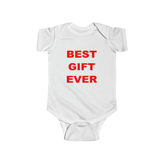 Best Gift Ever Baby Bodysuit - Red