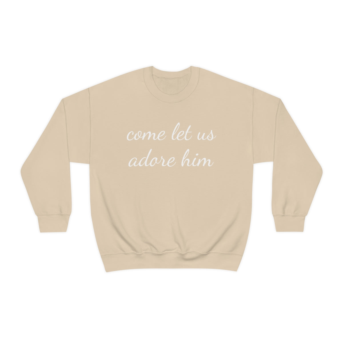 Adore Him Adult Crewneck Sweatshirt