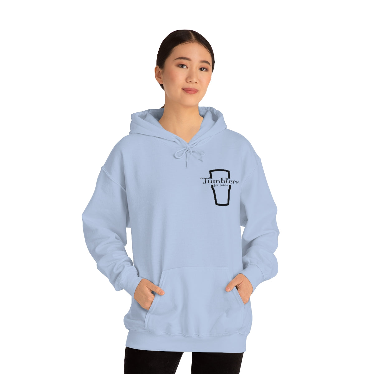 Tumblers for Tatas Hooded Sweatshirt - Black Design