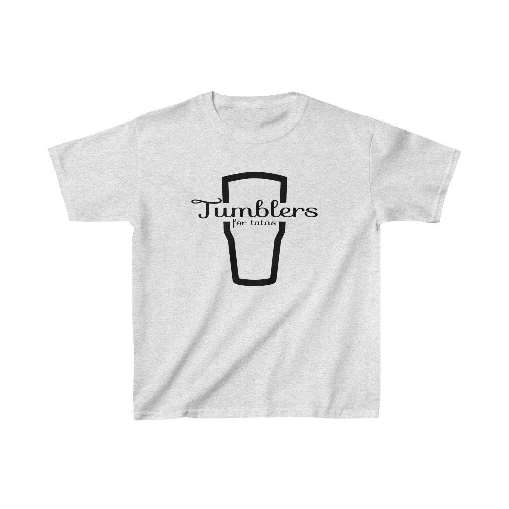 Tumblers for Tatas Kids T-Shirt - Black Design