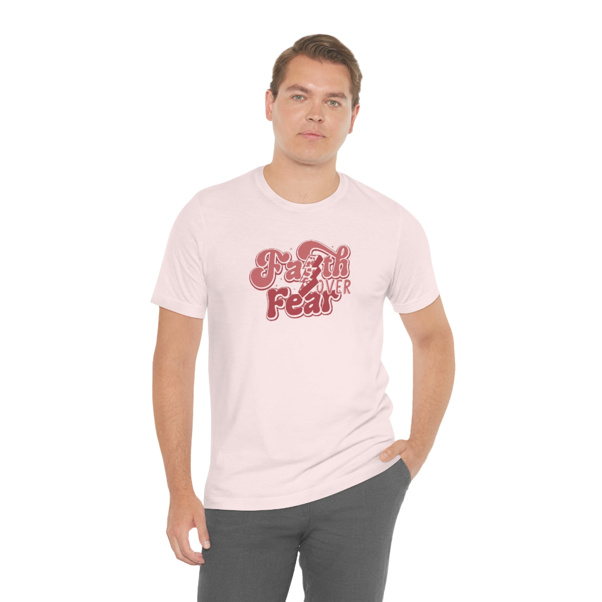 Faith Over Fear Adult T-Shirt - Bella+Canvas