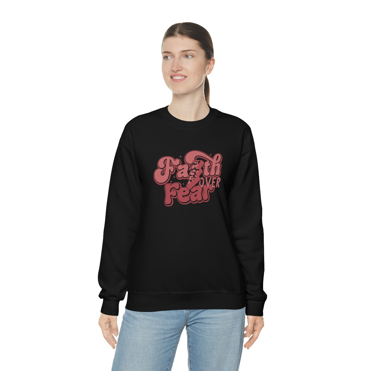 Faith Over Fear Crewneck Sweatshirt