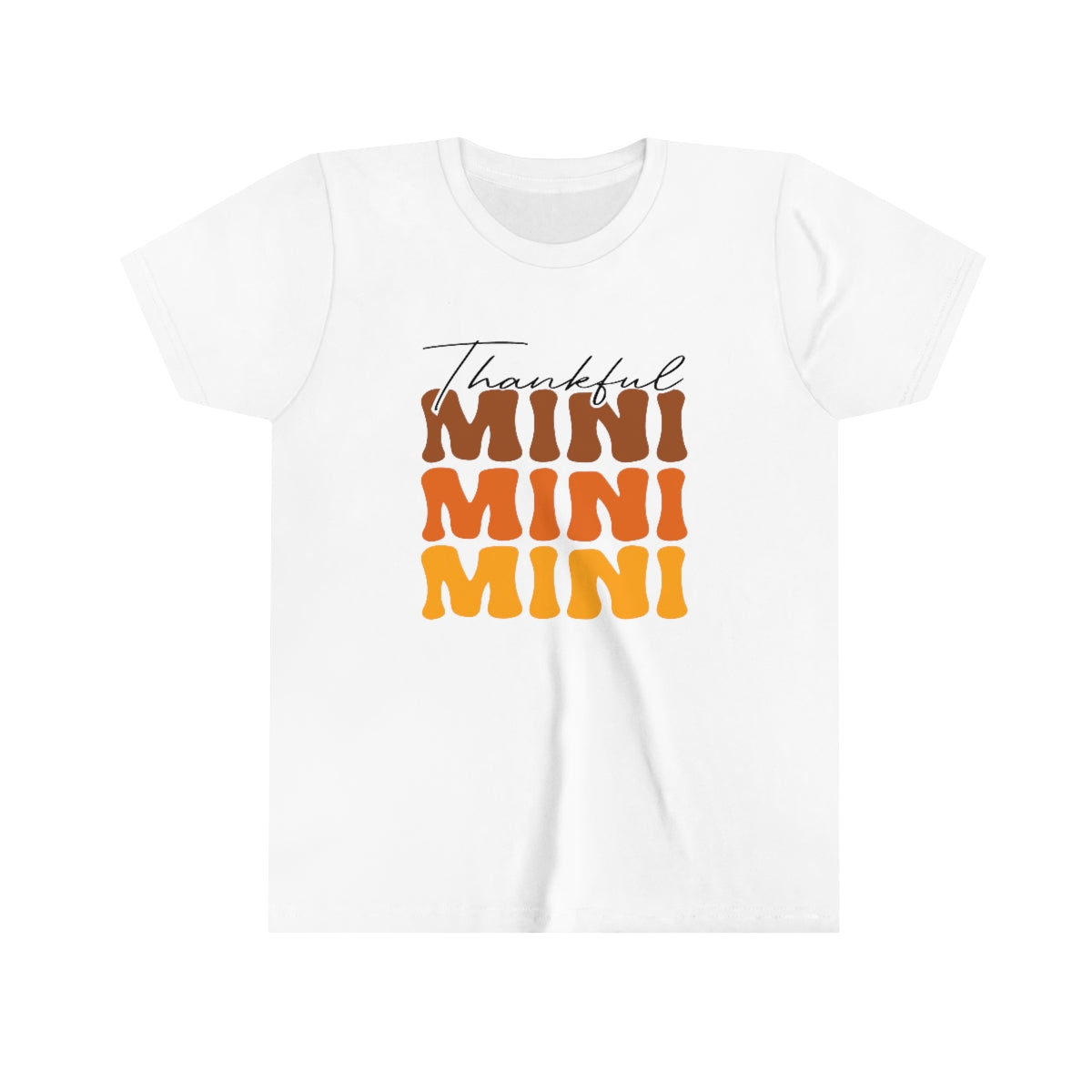 Thankful Mini Kids T-Shirt - Bella+Canvas