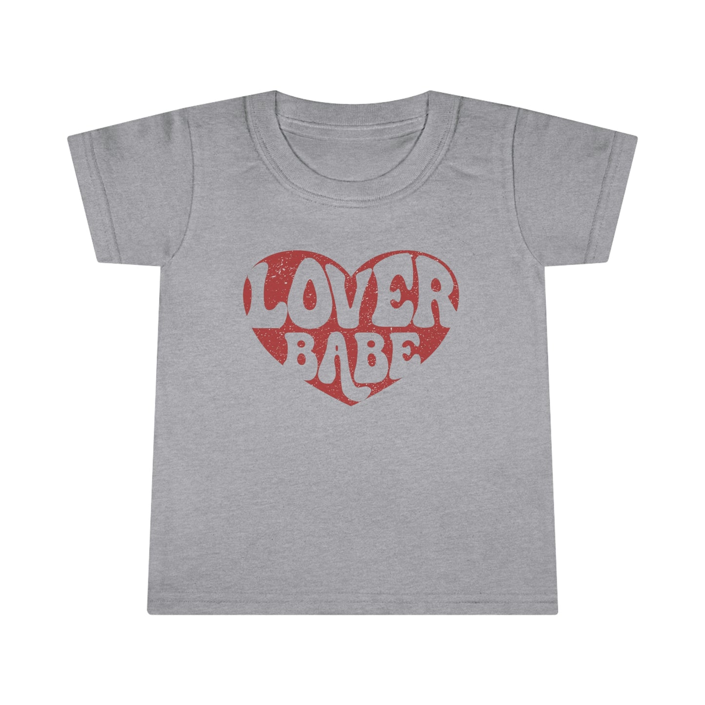 Red Distressed Lover Babe Toddler T-Shirt