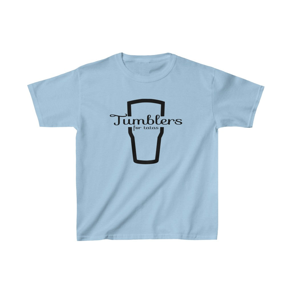 Tumblers for Tatas Kids T-Shirt - Black Design