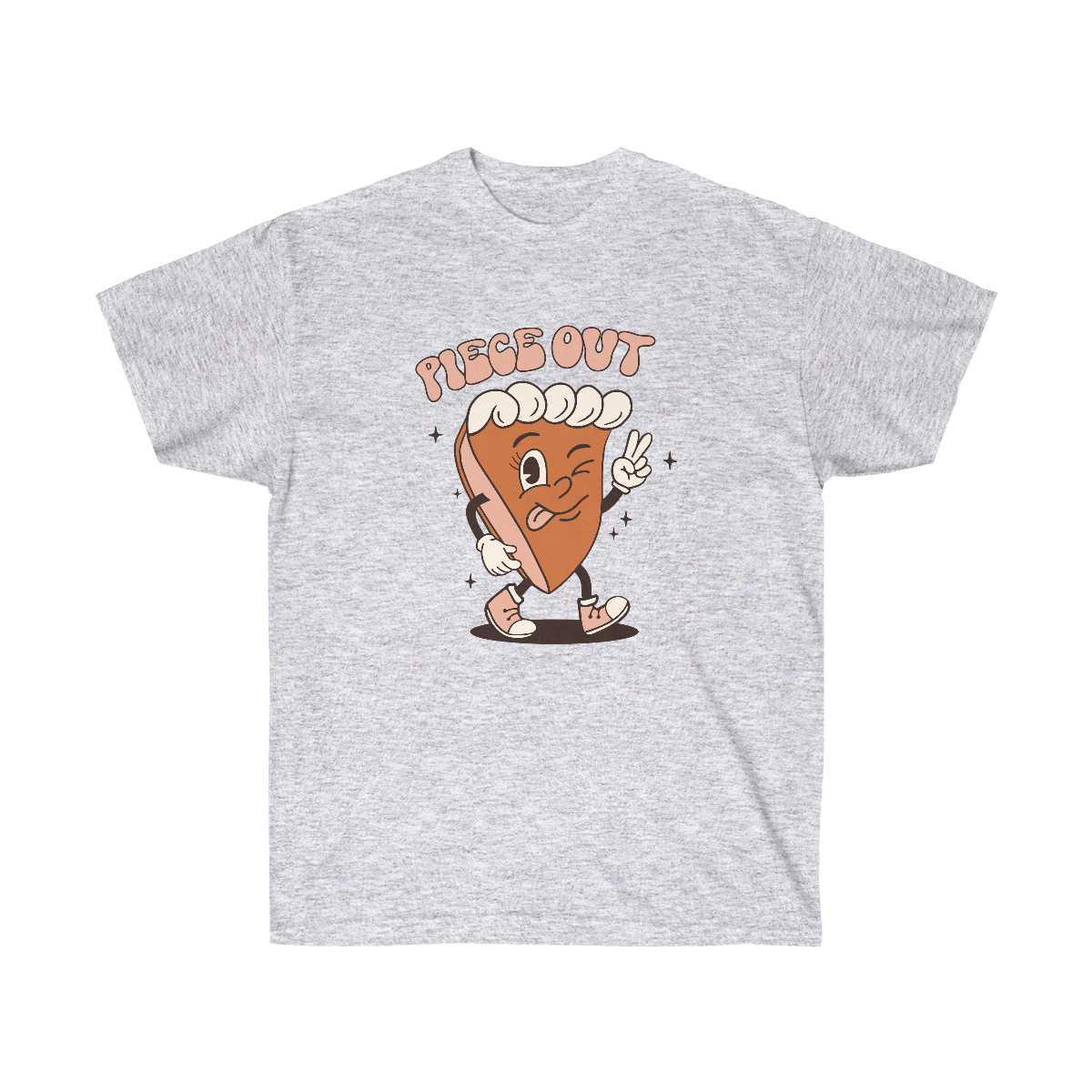 Pie Piece Out Adult T-Shirt