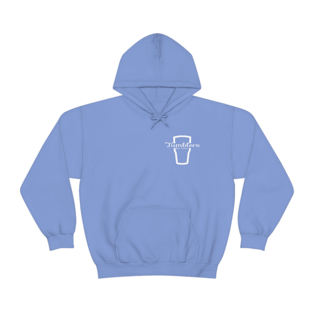 Tumblers for Tatas Hooded Sweatshirt - White Design